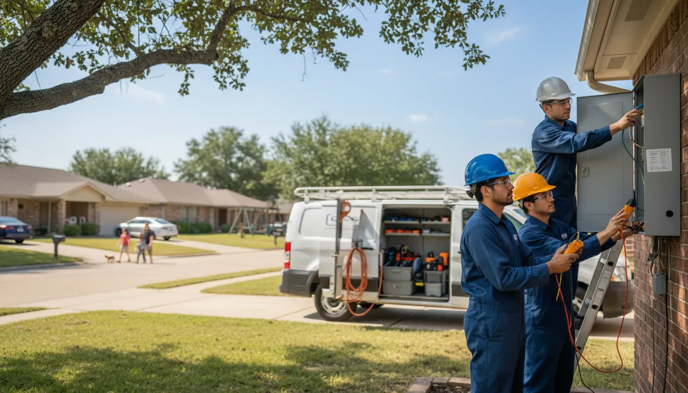 Certified electrician providing emergency electrical services in Everly, IA